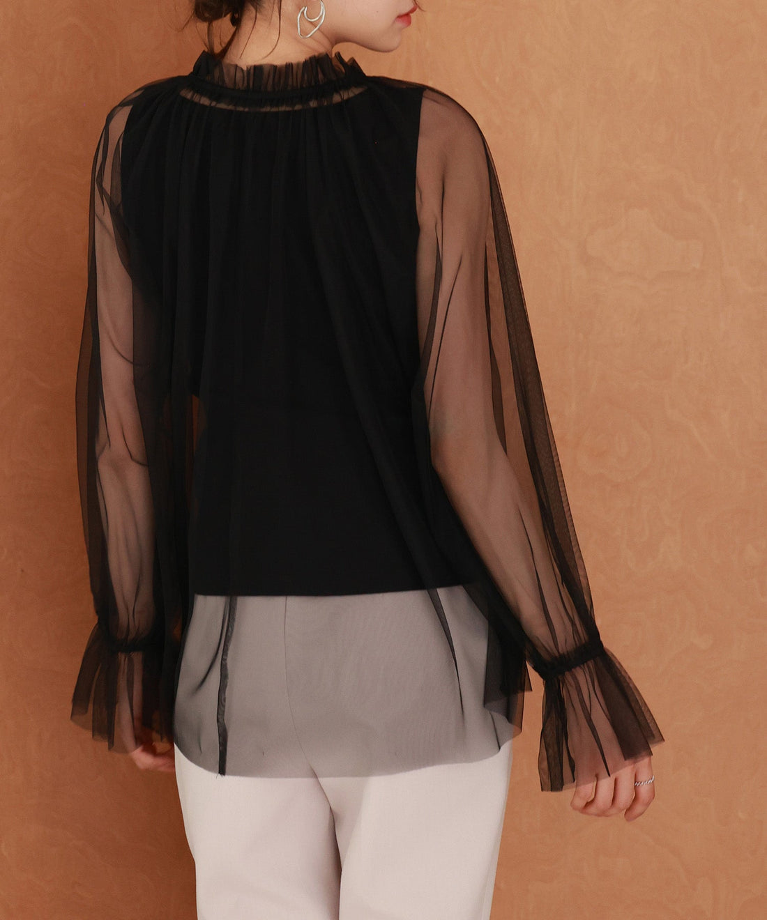 Sleeveless Top & Tulle Blouse Set OEM ODM reference 14 - additional view 14