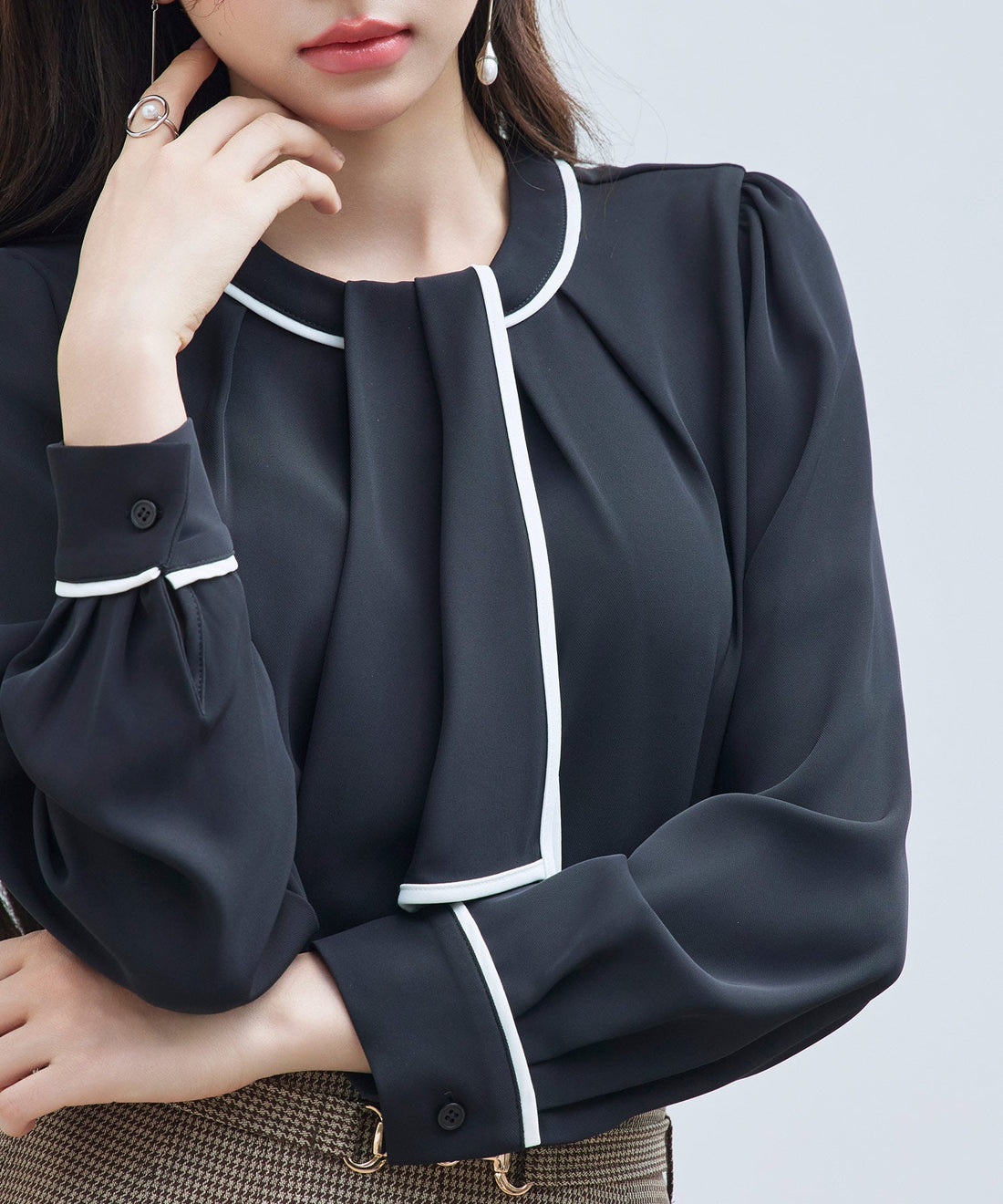 Custom Women's Blouse SDP0328-8 OEM ODM reference 8 - additional view 8