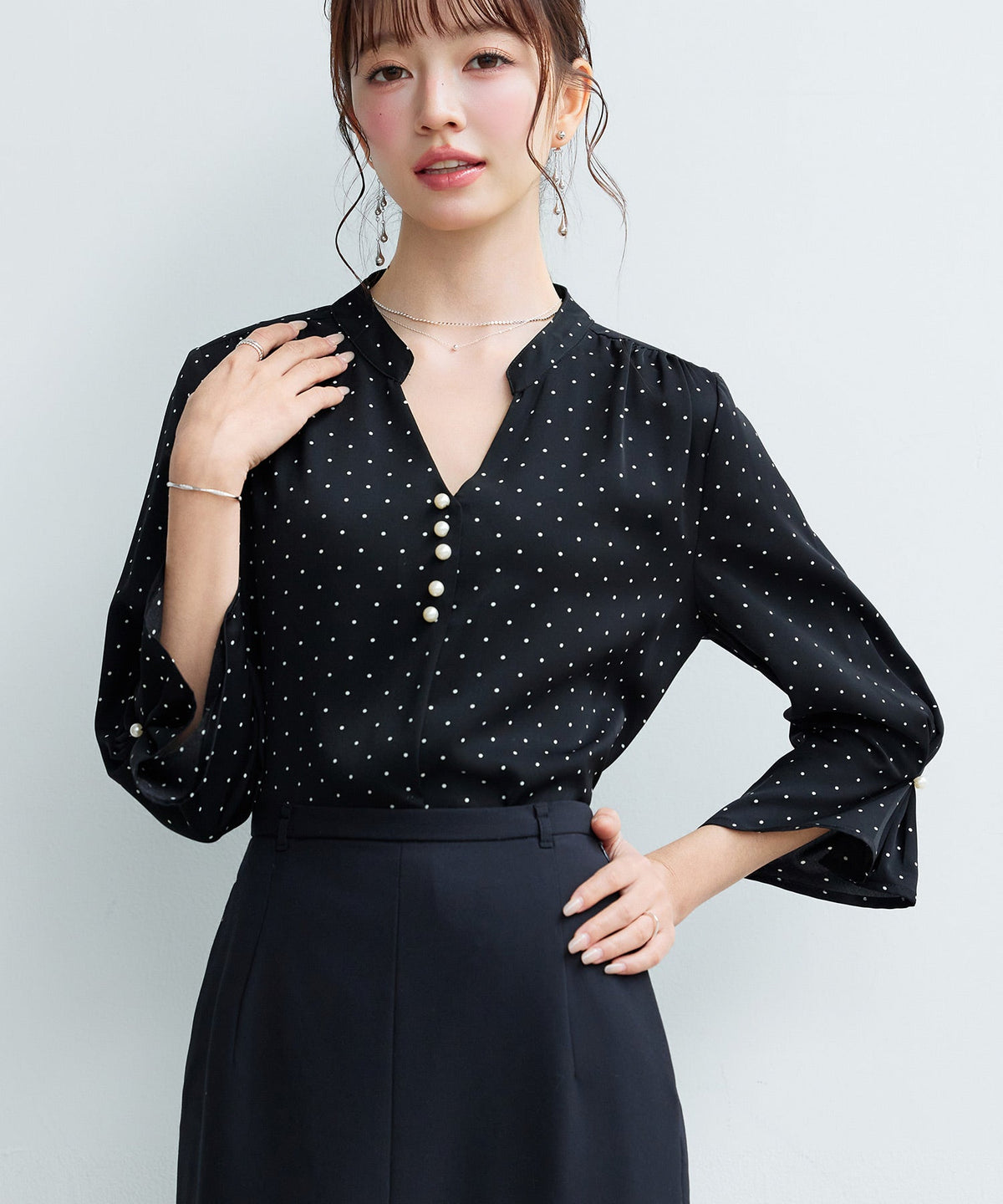 Custom Women's Blouse SDP0352B-8 OEM ODM reference 1