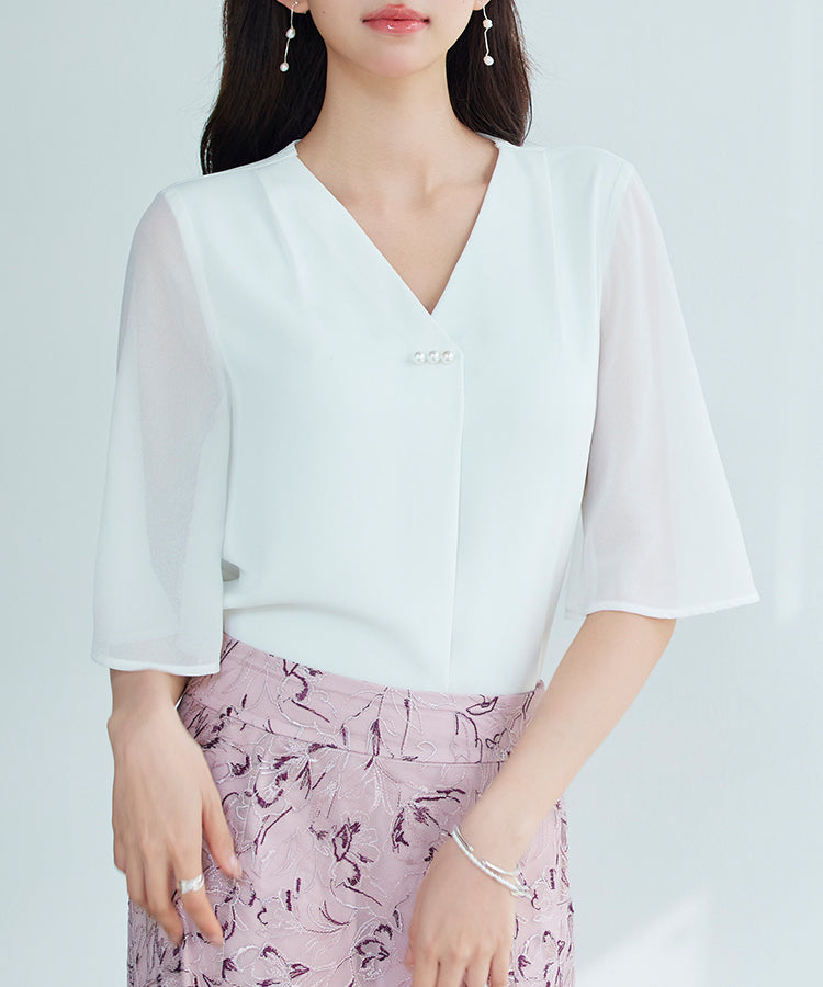 Custom Women's Blouse SDP0353-38 OEM ODM reference 1