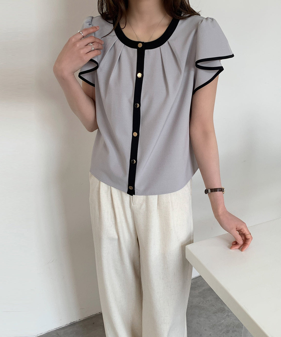 Custom Women's Blouse SDP0407B-149 OEM ODM reference 9 - additional view 9