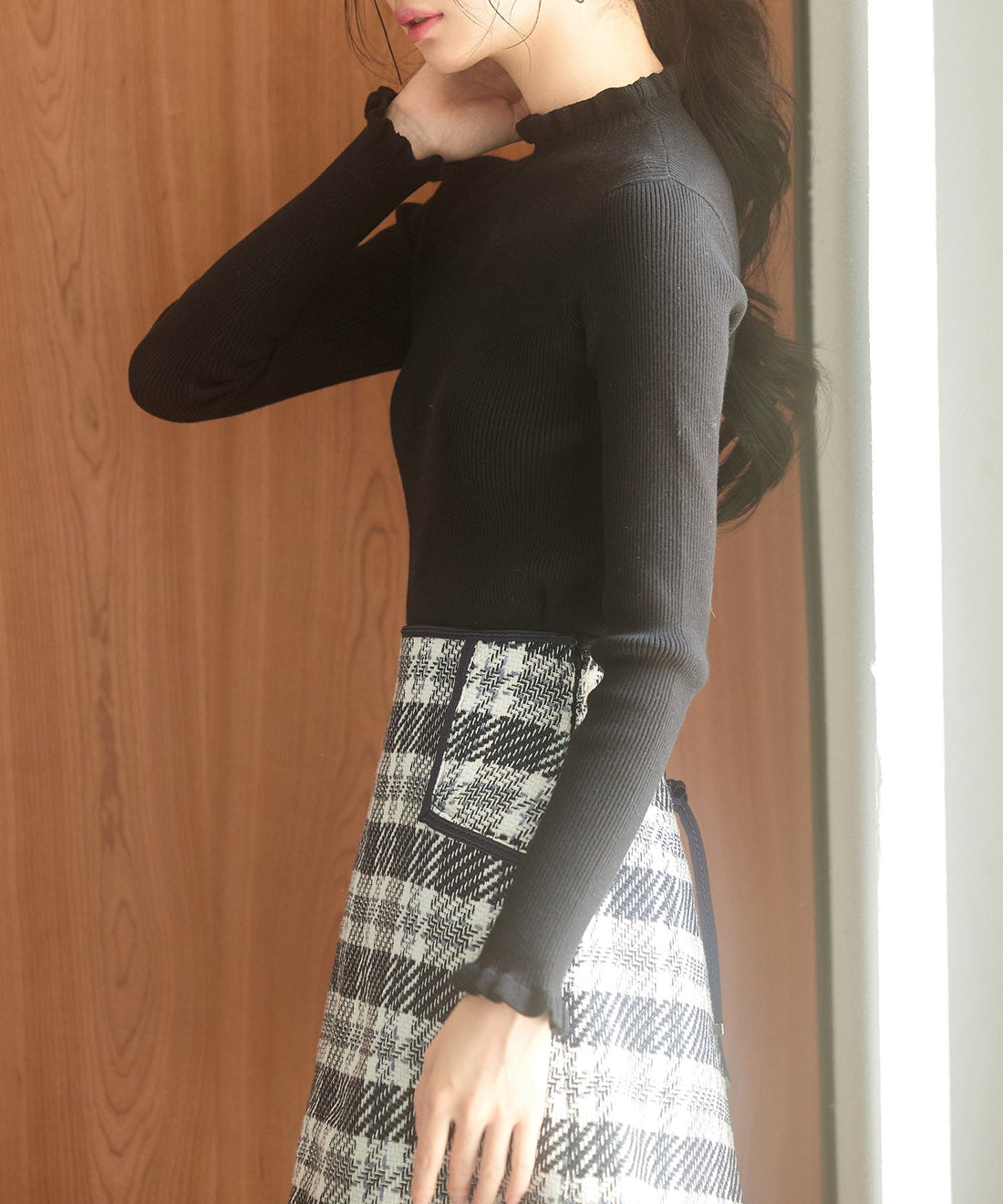 Cape-Collar Bolero & Knit Top Set OEM ODM reference 10 - additional view 10