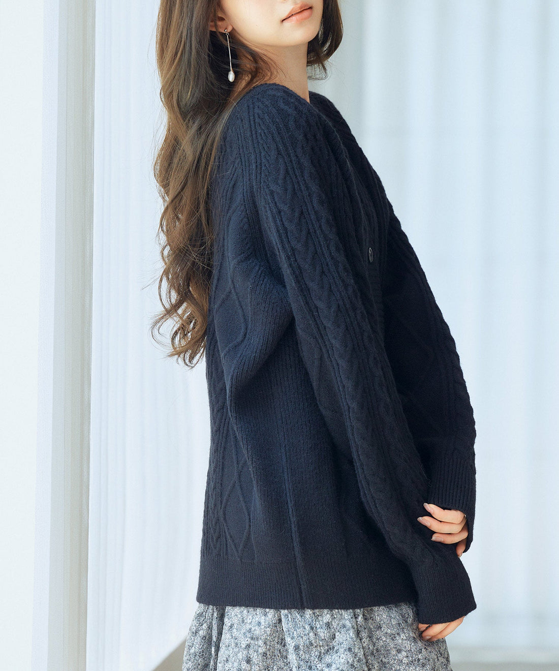 3-Way Cable-Knit Cardigan OEM ODM reference 10 - additional view 10