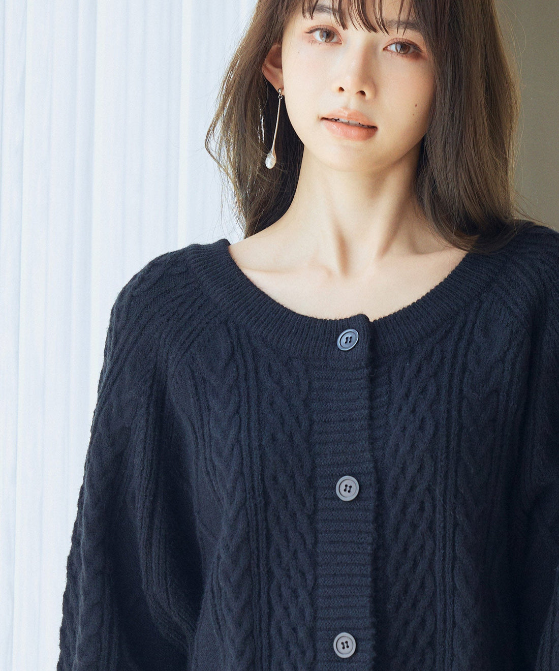 3-Way Cable-Knit Cardigan OEM ODM reference 14 - additional view 14