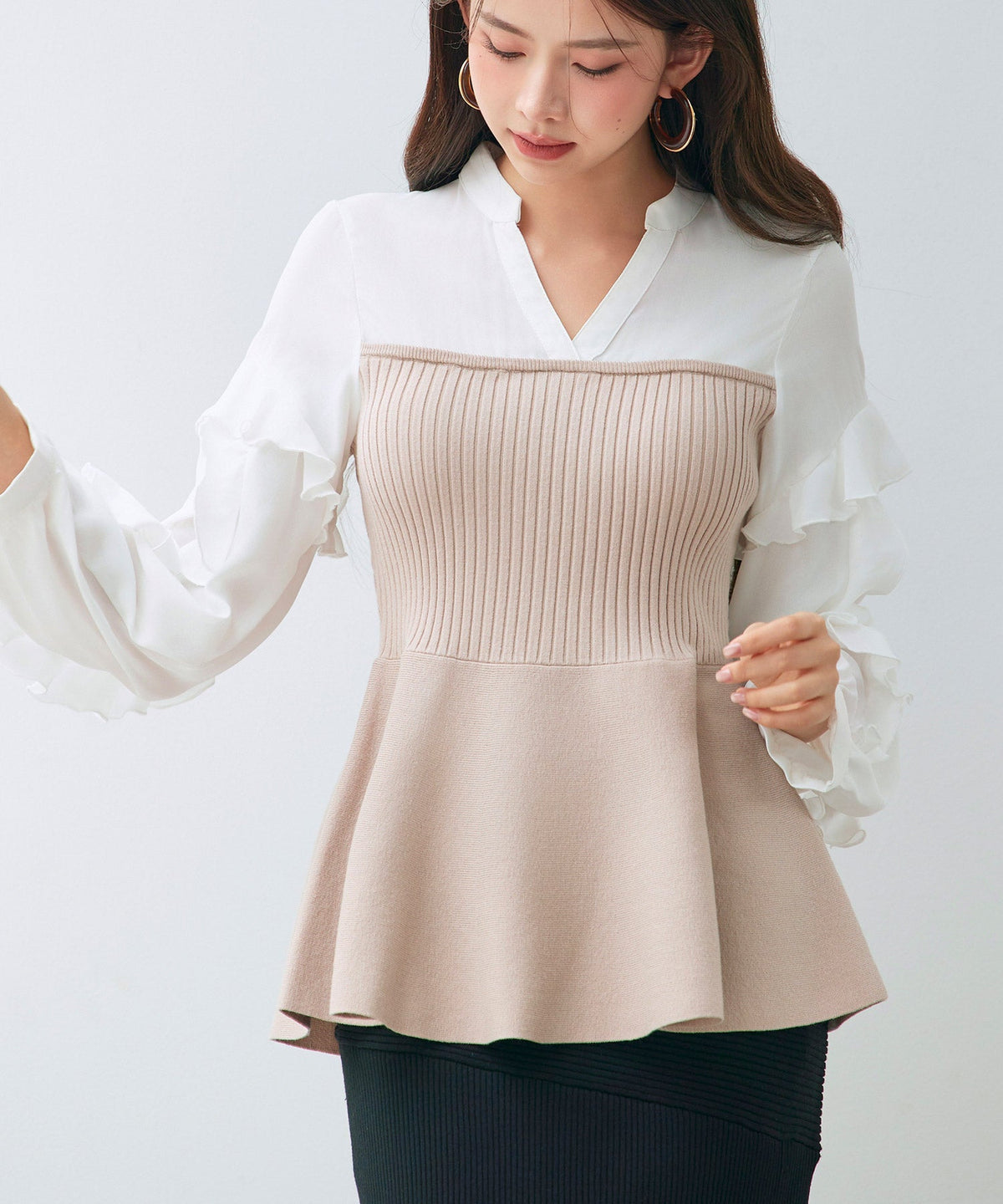 Custom Women's Knitwear SDP8079-14 OEM ODM reference 1