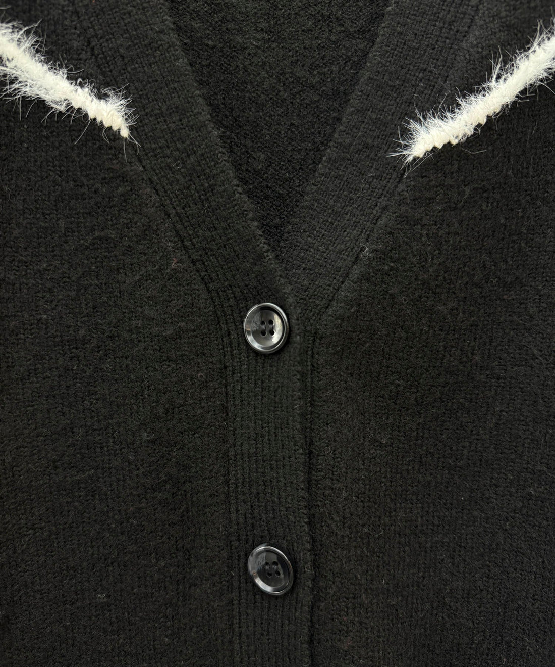 Contrast-Trim Long Knit Cardigan OEM ODM reference 14 - additional view 14