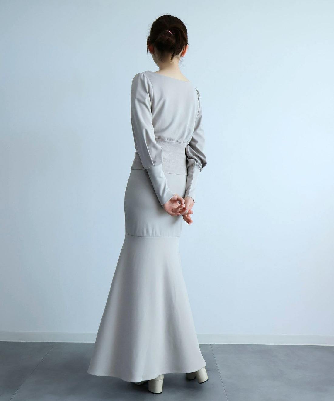 Rib-Waist Mermaid Dress OEM ODM reference 12 - additional view 12