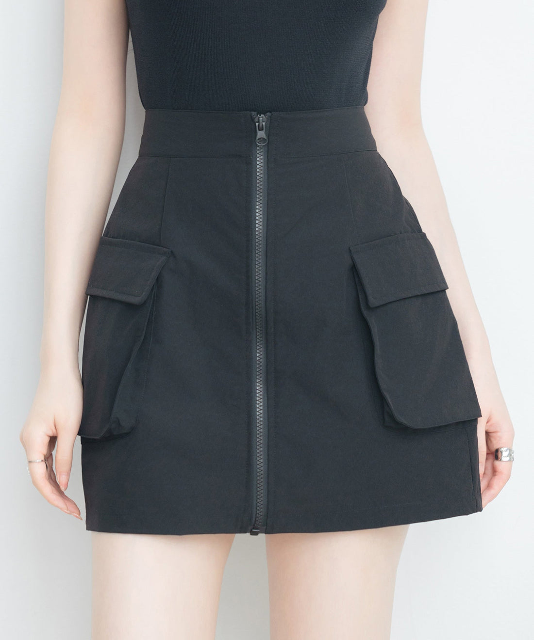 Nylon Cargo-Style Mini Skirt OEM ODM reference 15 - additional view 15