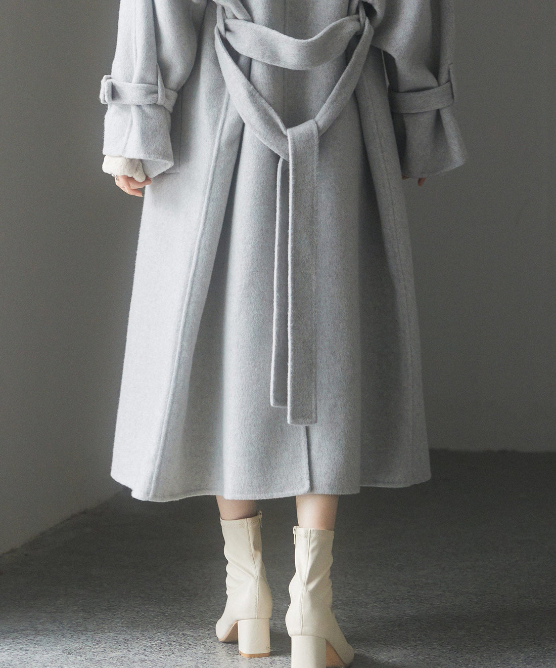 Trench-Inspired Double-Face Long Coat OEM ODM reference 11 - additional view 11