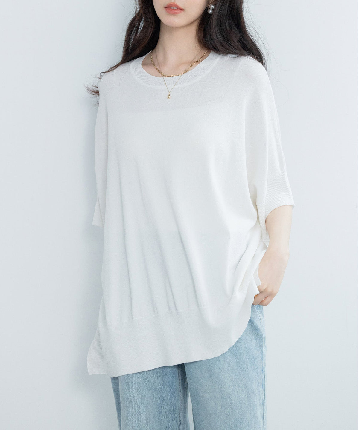 Crew-Neck Knit Pullover OEM ODM reference 1
