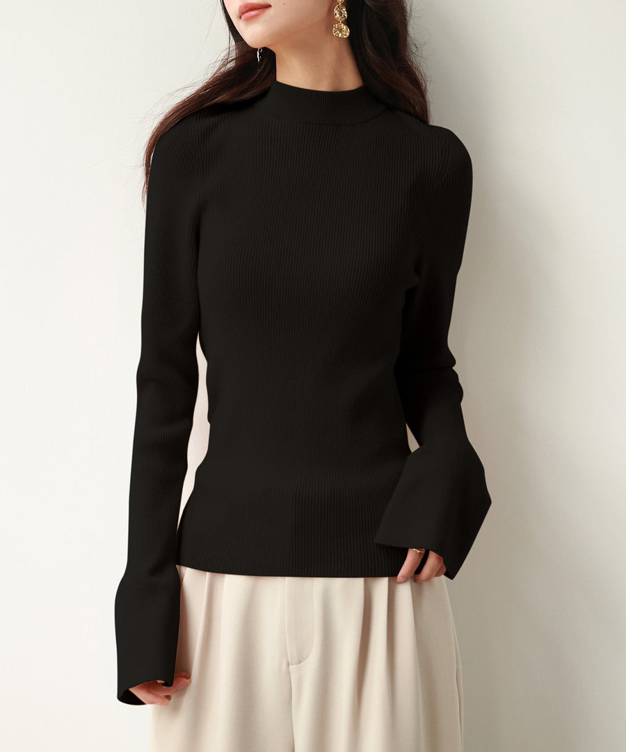 Reversible 2-Type Bow-Tie Knit Top OEM ODM reference 1