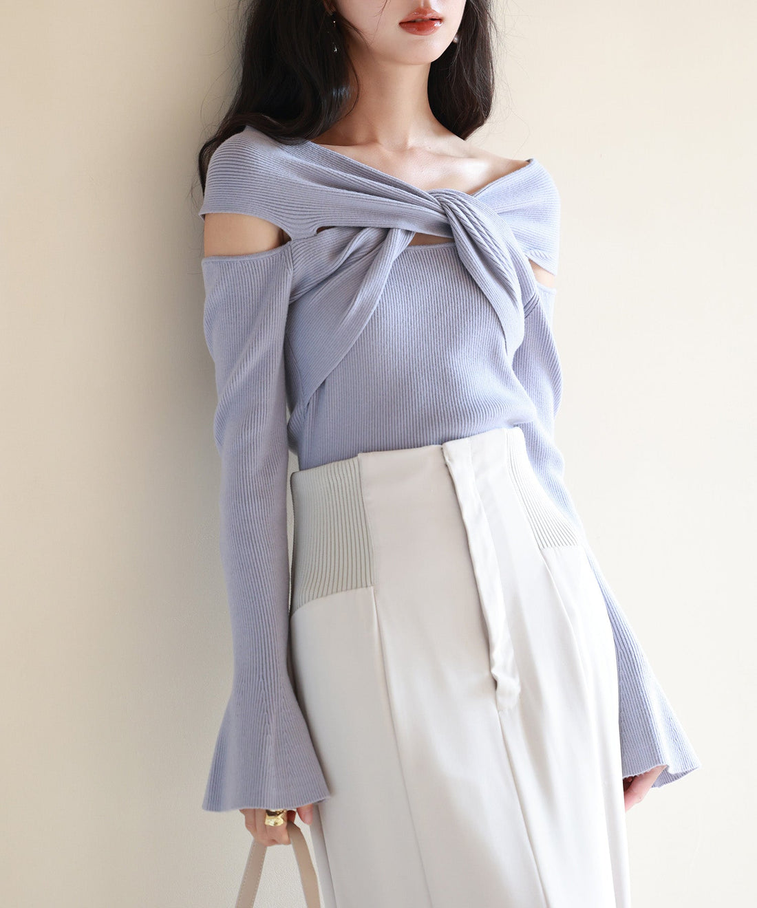 2-Way Flared-Cuff Knit Pullover OEM ODM reference 15 - additional view 15