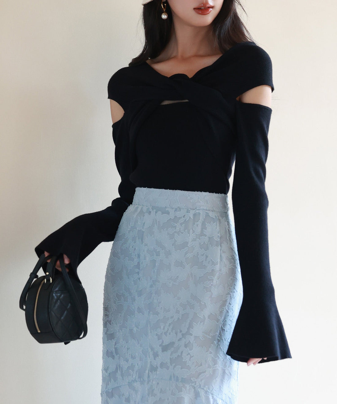 2-Way Flared-Cuff Knit Pullover OEM ODM reference 8 - additional view 8