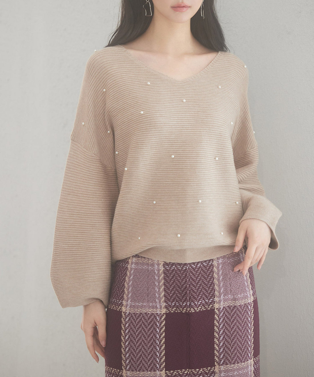 Drop-Shoulder Knit Pullover OEM ODM reference 12 - additional view 12