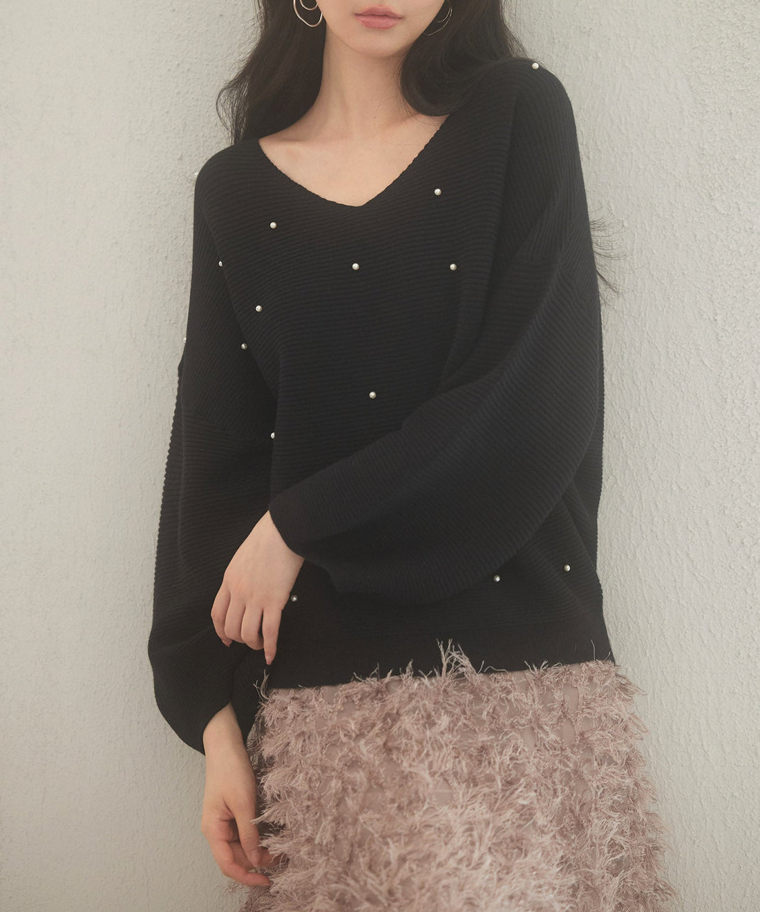 Drop-Shoulder Knit Pullover OEM ODM reference 7 - additional view 7