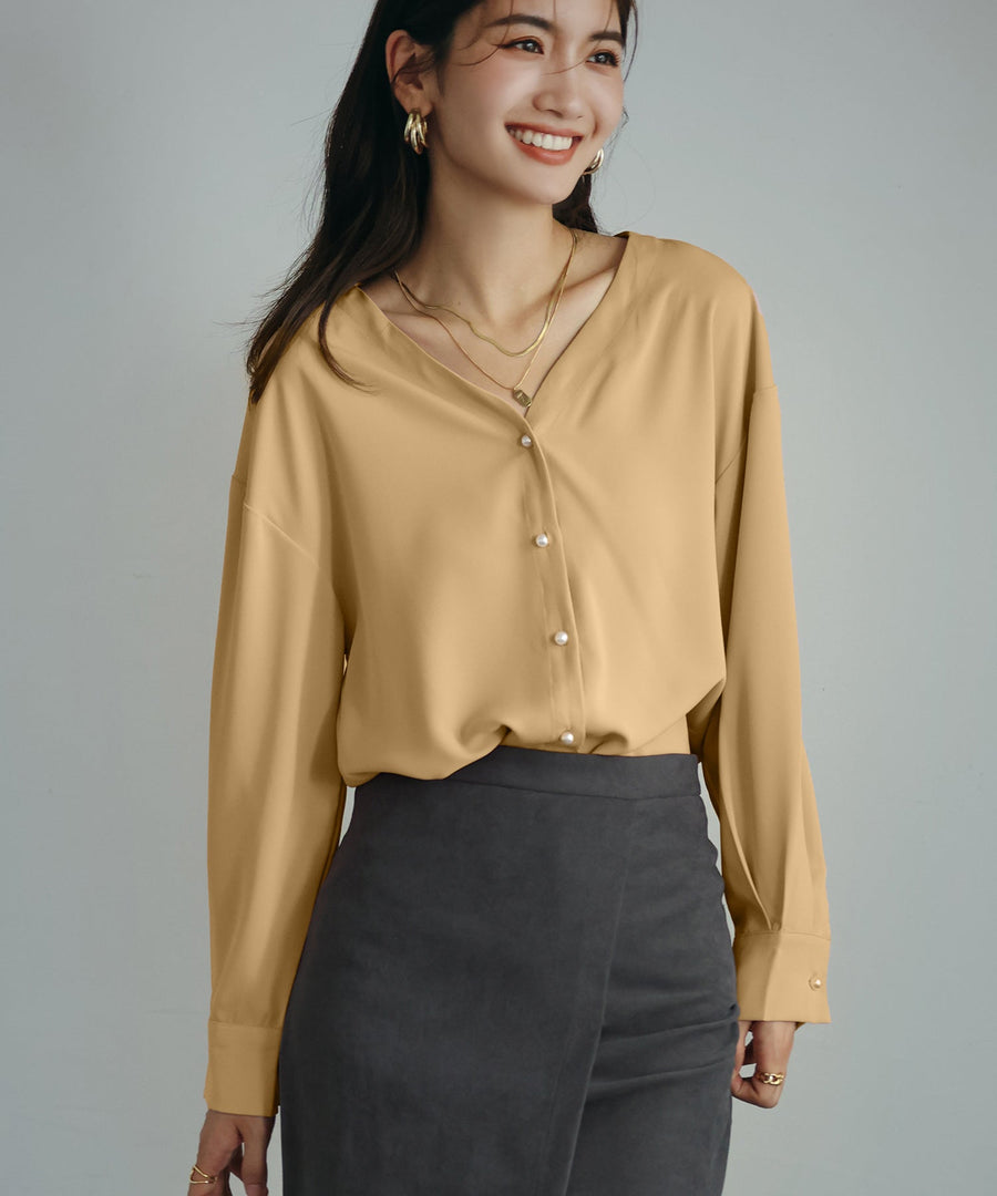 Custom Women's Blouse XYZ2413-45 OEM ODM reference 1