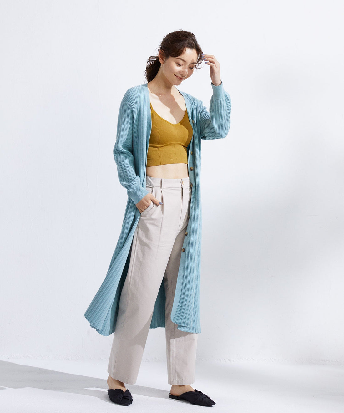 Custom Women's Trousers XYZ5061-34 OEM ODM reference 12 - additional view 12